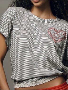 New Anthropologie Pilcro yours truly tee